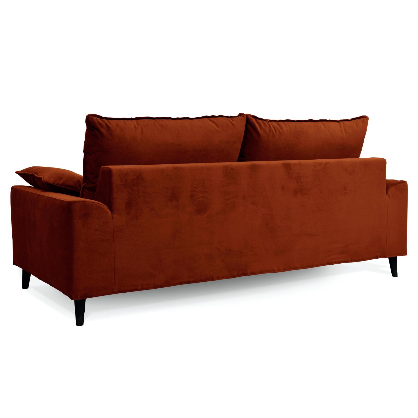 Velours-Sofabezug für 3-Sitzer-Schlafsofa