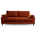 Velours-Sofabezug für 3-Sitzer-Schlafsofa
