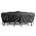 Gartenmöbelabdeckung 310 x 130 x 60 cm schwarz