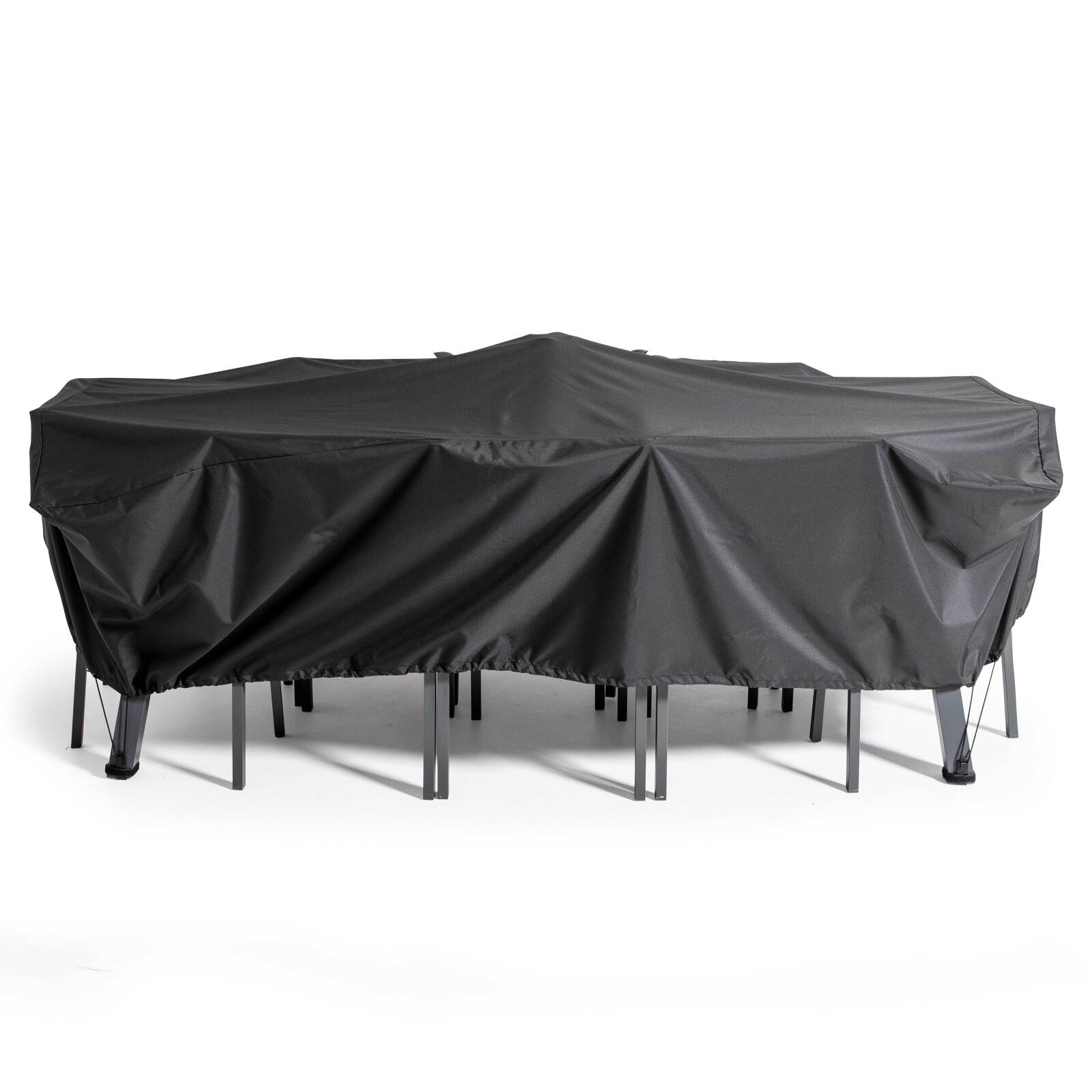 Gartenmöbelabdeckung 310 x 130 x 60 cm schwarz