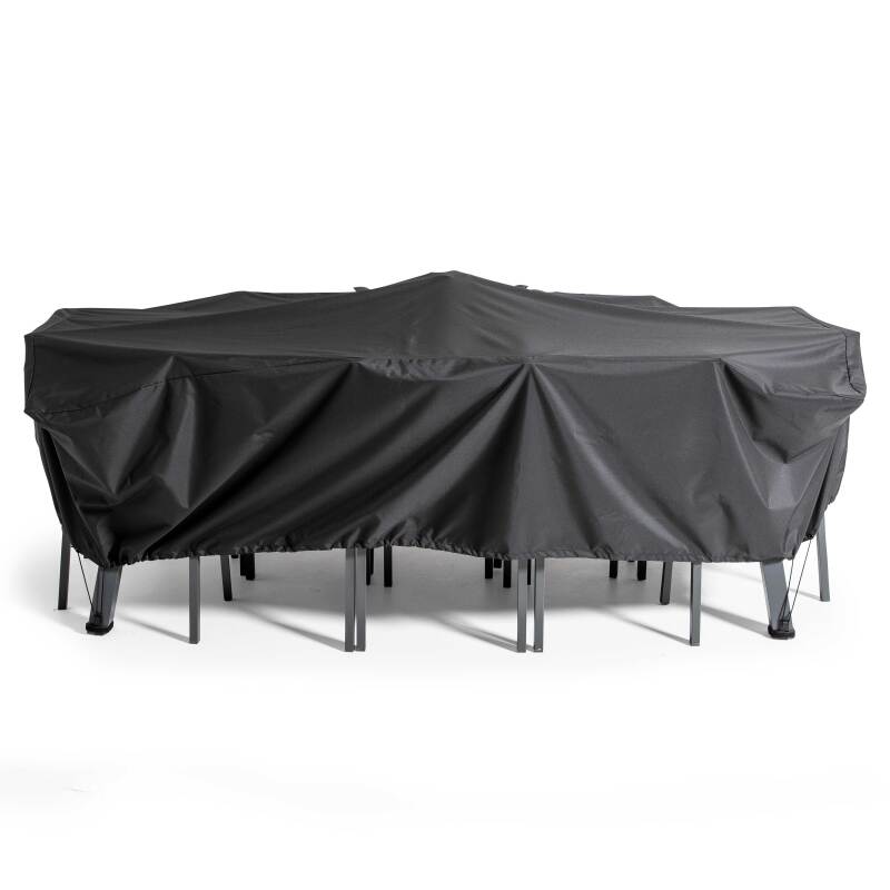 Gartenmöbelabdeckung 310 x 130 x 60 cm schwarz