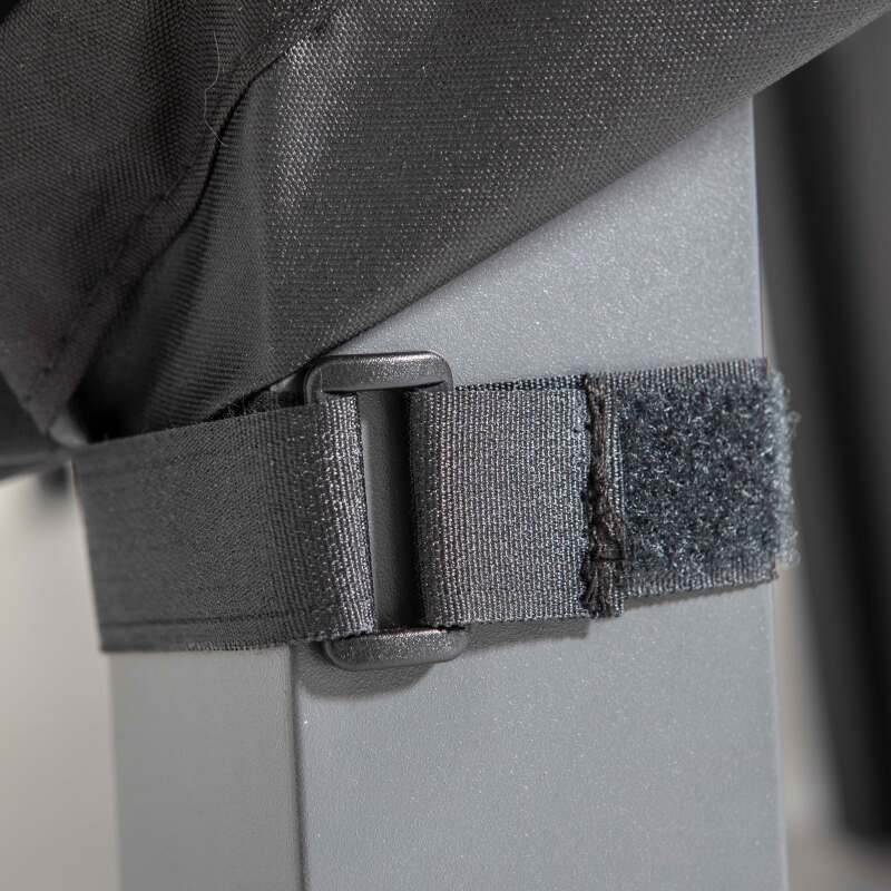 Gartenmöbelabdeckung 310 x 130 x 60 cm schwarz