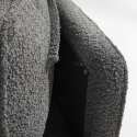 Dreisitzer-Sofa aus FSC®-zertifiziertem Holz und Bouclé-Stoff