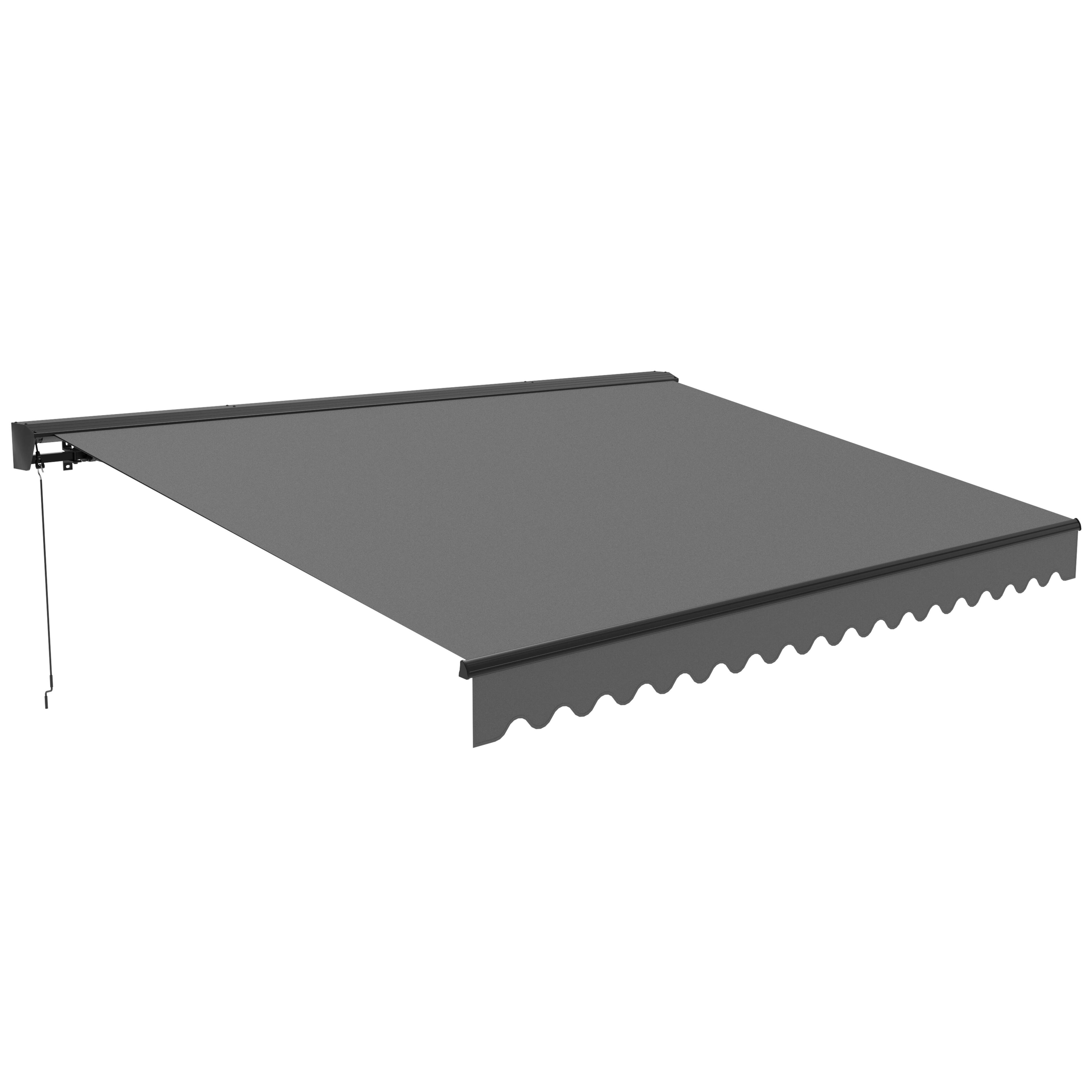Manuelle Markise mit Halbkassette 2,50x2 m - BREHAT | Oviala