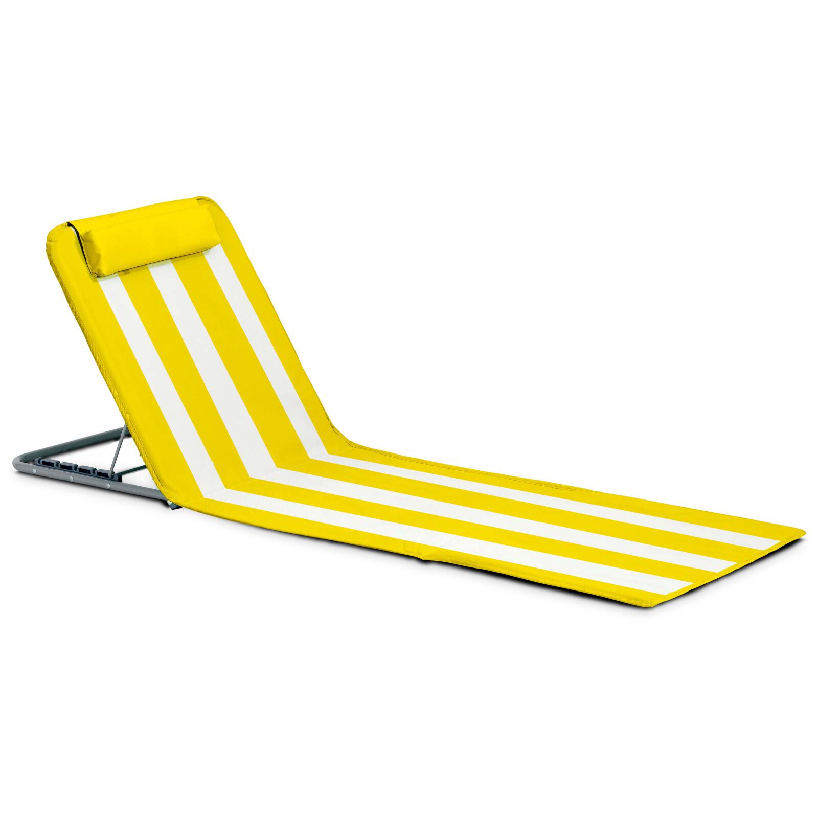 Set aus 2 klappbaren Strandmatratzen, 5-fach verstellbar  Set aus 2 klappbaren Strandmatratzen, 5-fach verstellbar