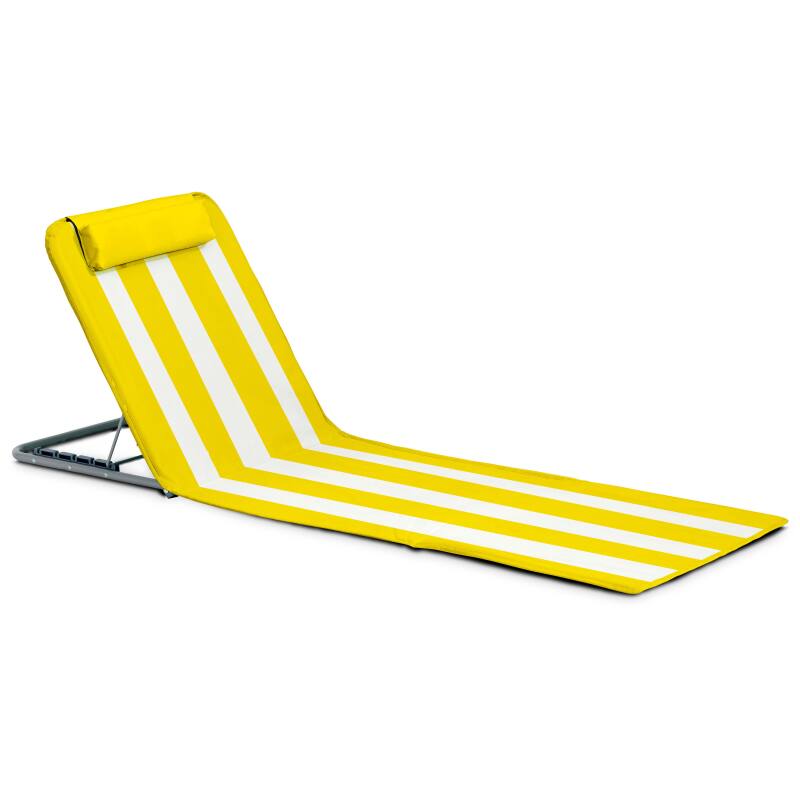 Set aus 2 klappbaren Strandmatratzen, 5-fach verstellbar