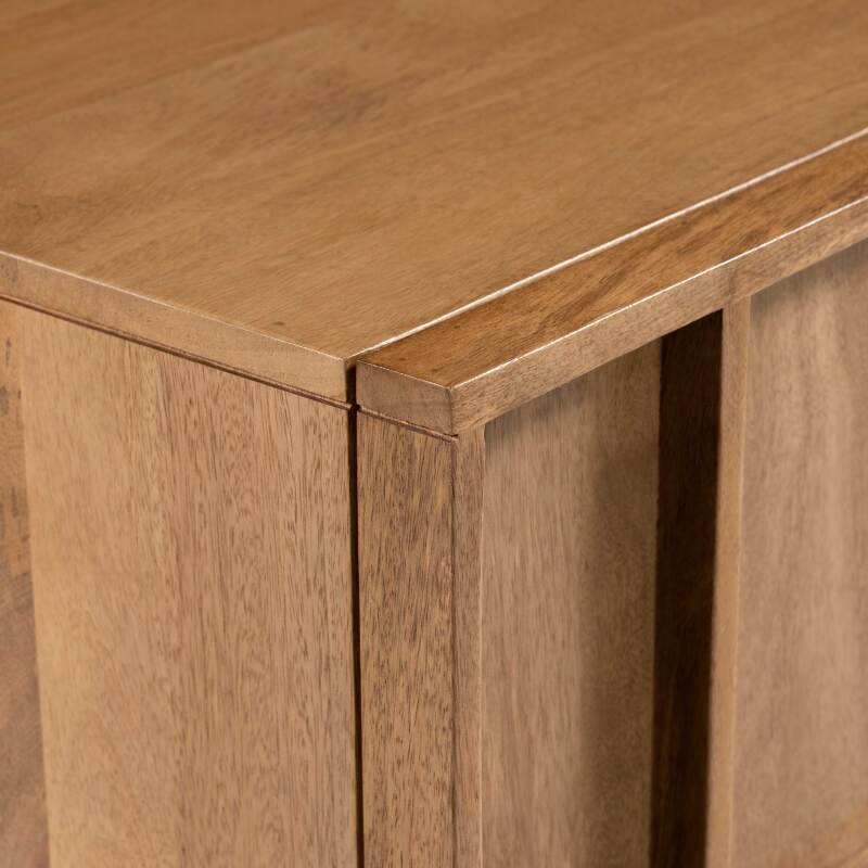 TV-Möbel mit Schublade und Tür aus massivem Mangoholz, 140 cm  (6/7)