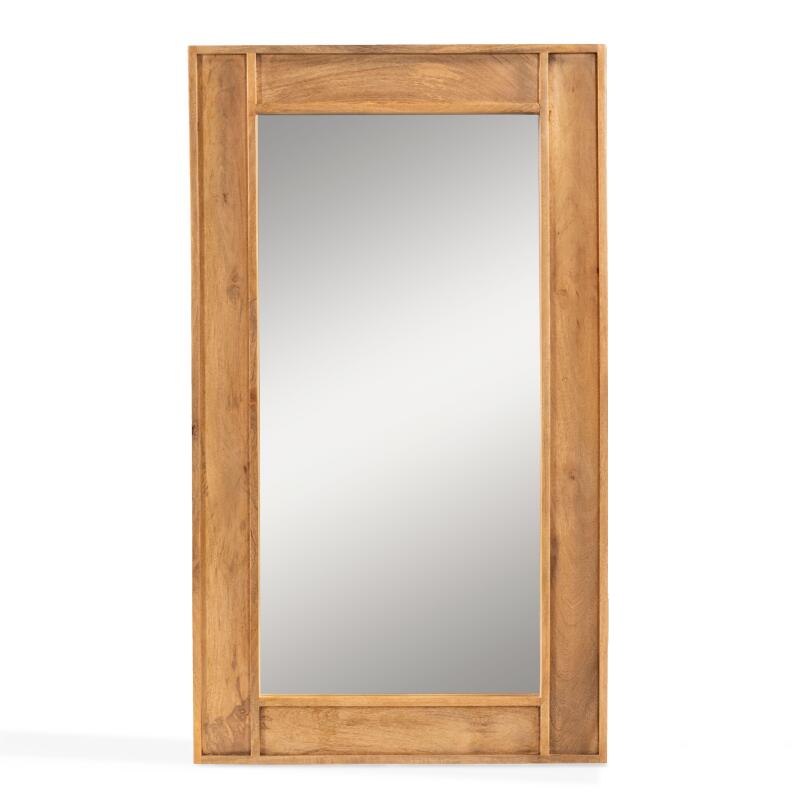 Massiver Mangoholzspiegel 130 x 75 cm