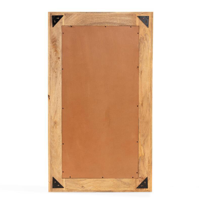 Massiver Mangoholzspiegel 130 x 75 cm (2/4)