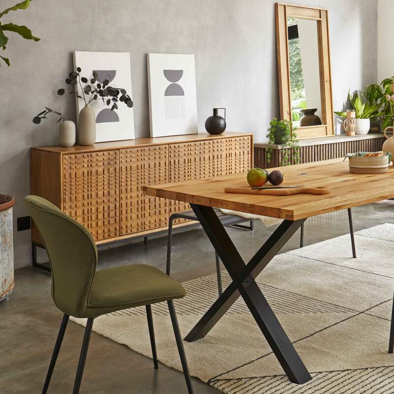 Massiver Mangoholzspiegel 130 x 75 cm (3/4)