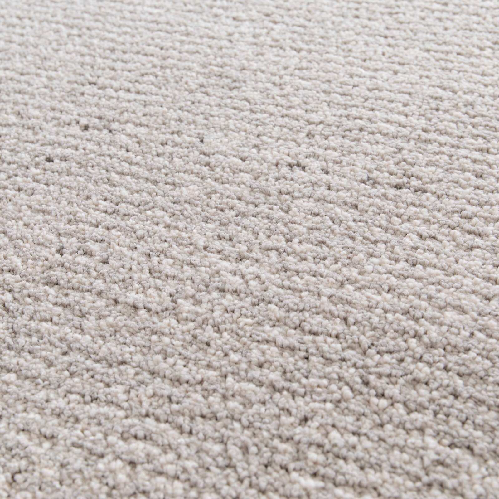 Rechteckiger Teppich aus Polypropylen mit kurzem einfarbigem Flor 