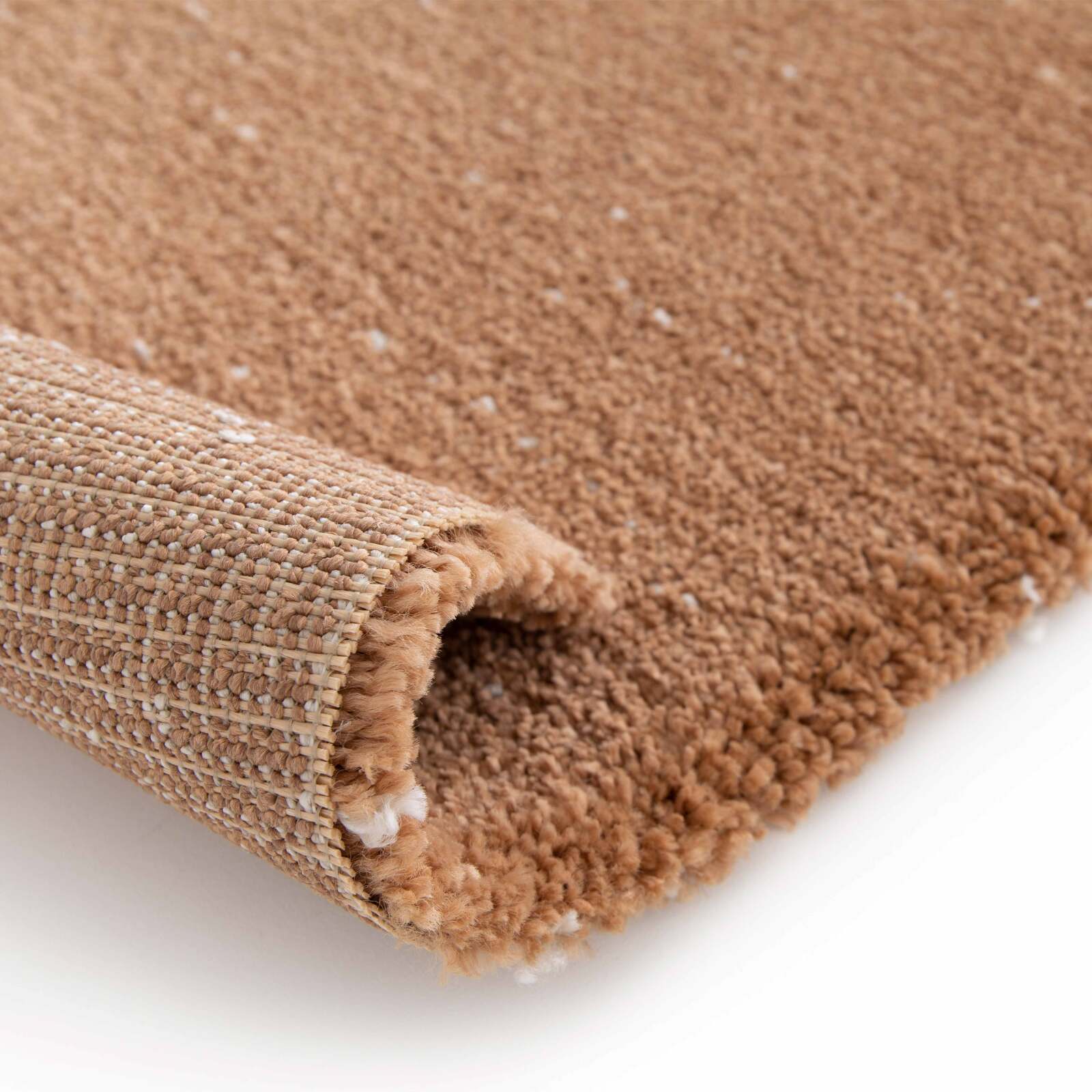 Rechteckiger Teppich aus Polypropylen mit kurzem einfarbigem Flor 