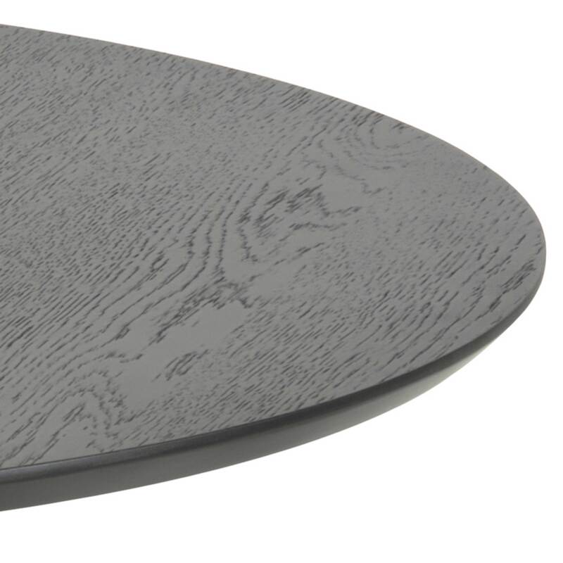 Runder Esstisch mit Eichenfurnier Ø 105 cm 