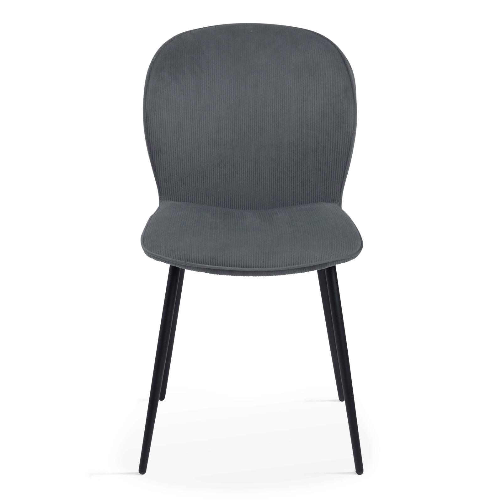 Set mit 2 Cord-Esszimmerstühlen Set mit 2 Cord-Esszimmerstühlen