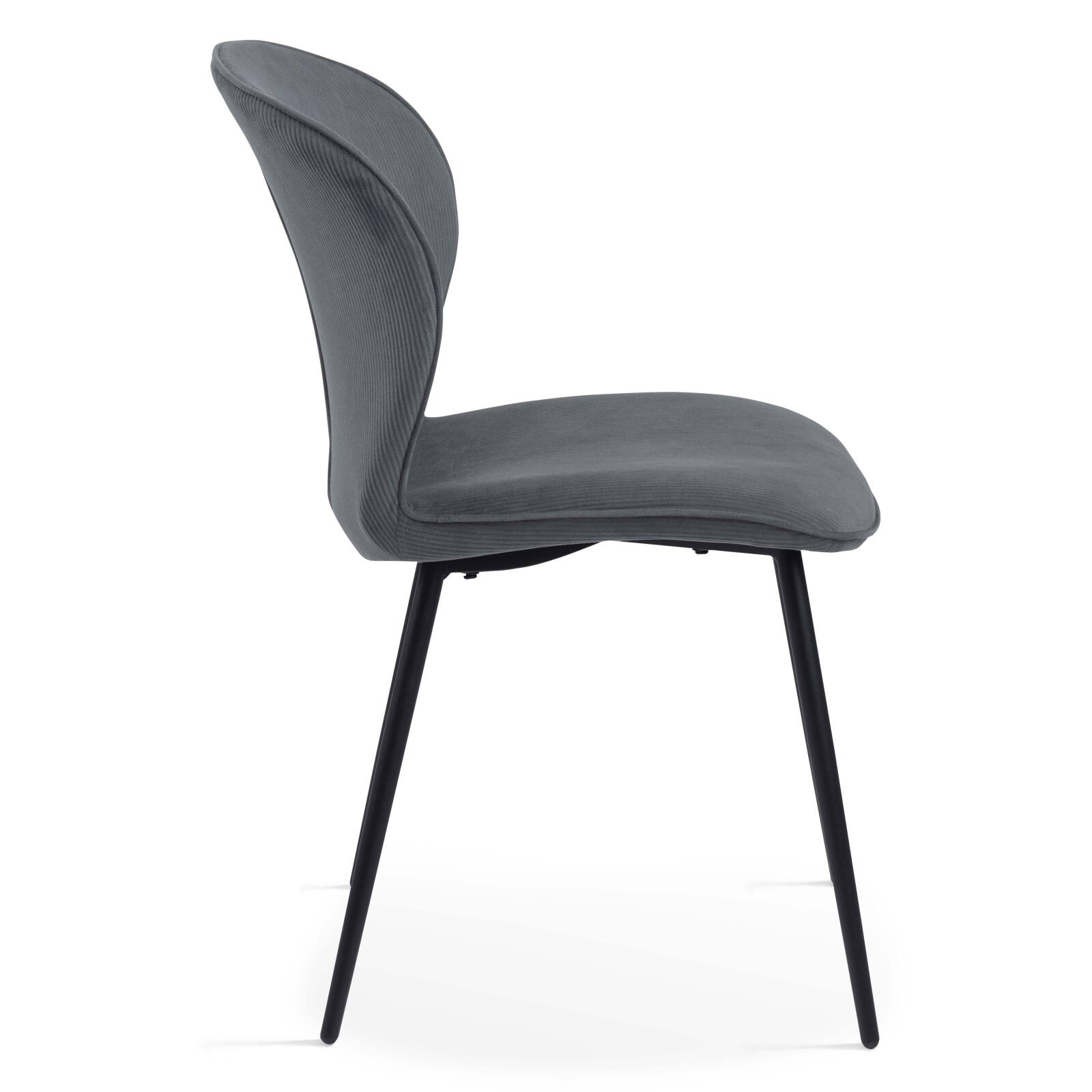 Set mit 2 Cord-Esszimmerstühlen Set mit 2 Cord-Esszimmerstühlen