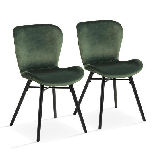 Set mit 2 Cord-Esszimmerstühlen