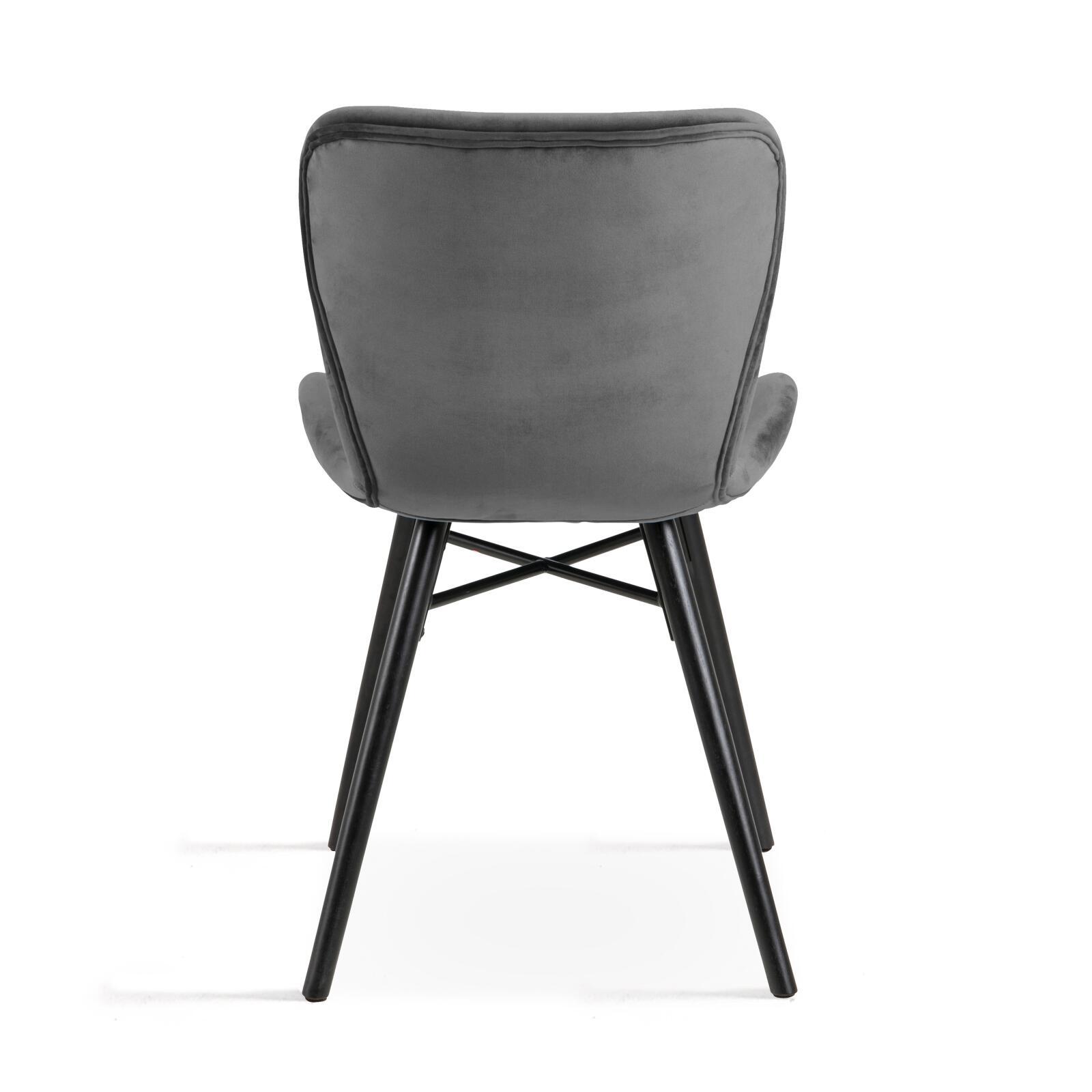 Set mit 2 Cord-Esszimmerstühlen Set mit 2 Cord-Esszimmerstühlen