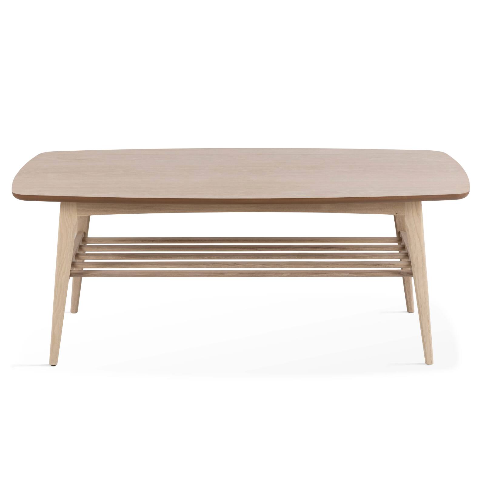 Rechteckiger Massivholz-Couchtisch aus Eiche, 120 x 60 cm  Rechteckiger Massivholz-Couchtisch aus Eiche, 120 x 60 cm