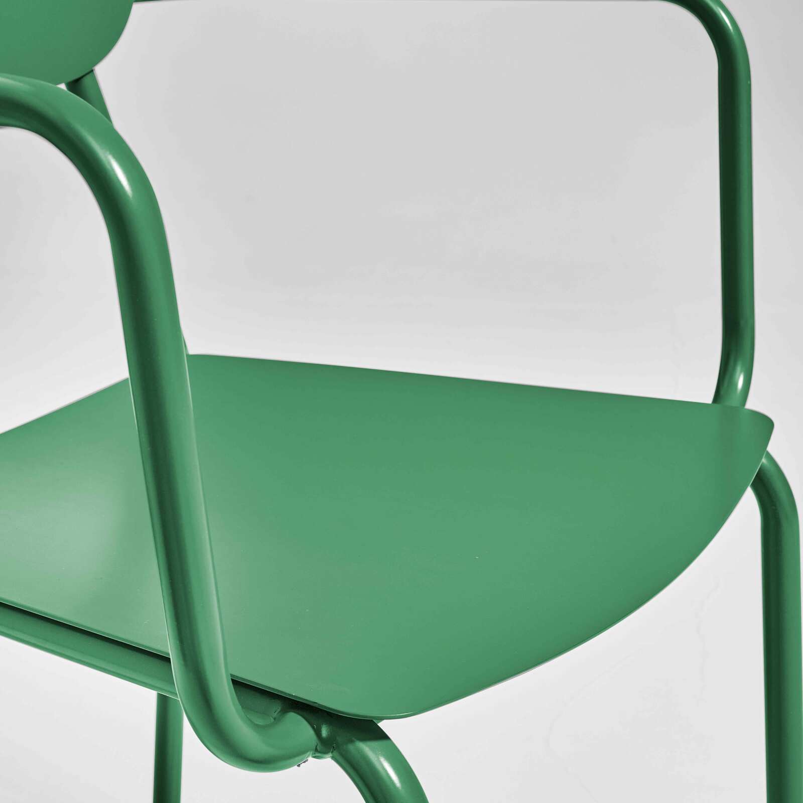 Gartenstuhl aus Aluminium mit Armlehnen 