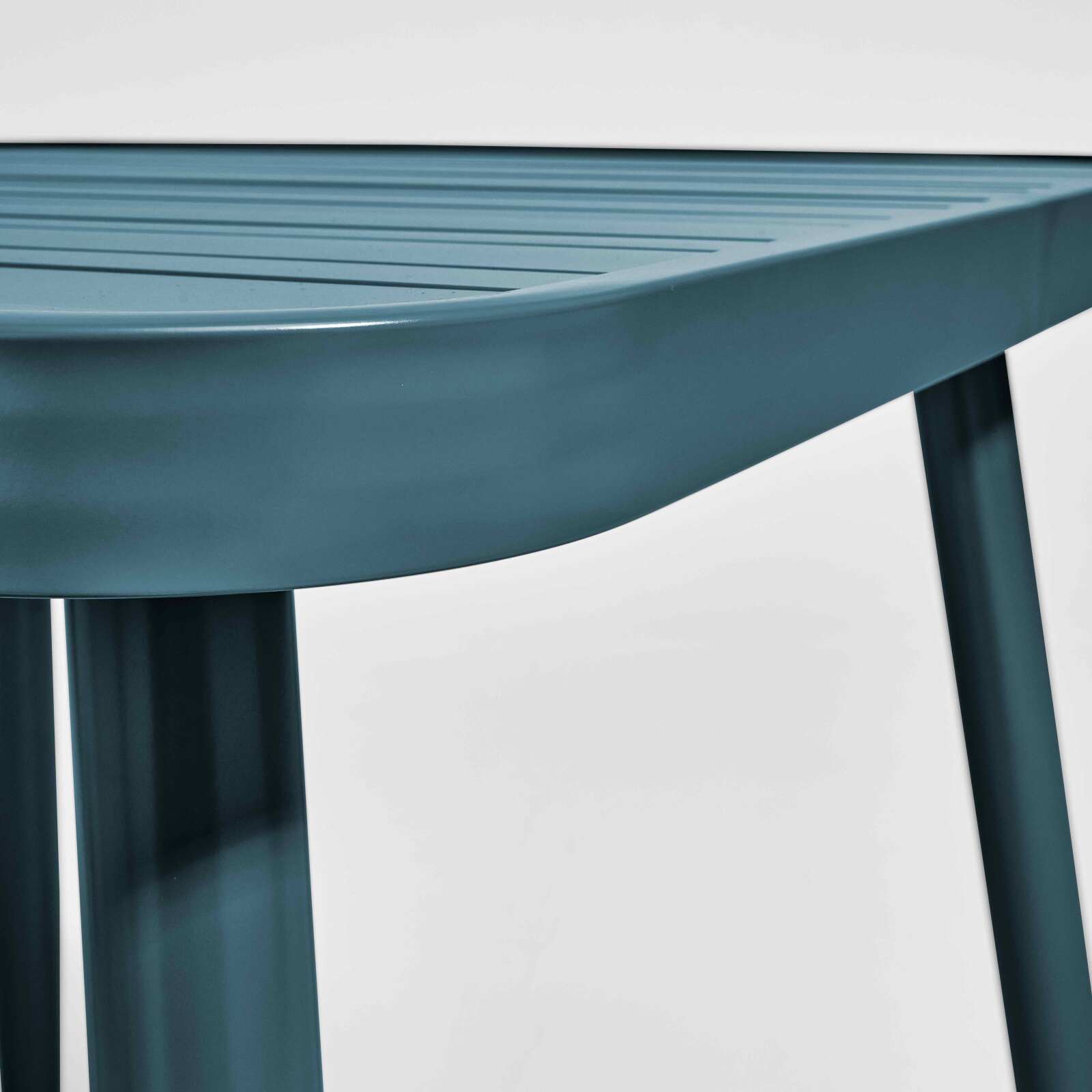 Quadratischer Garten-Tisch (75 x 75 x 76 cm) aus Aluminium 