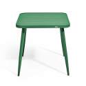 Quadratischer Garten-Tisch (75 x 75 x 76 cm) aus Aluminium 