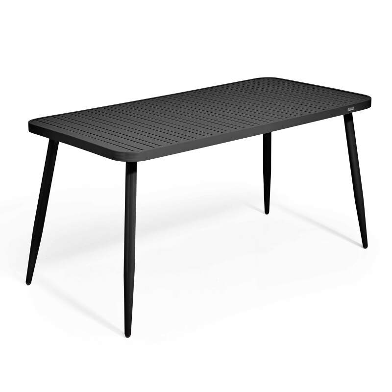 Rechteckiger Garten-Tisch (150 x 75 x 75 cm) aus Aluminium 