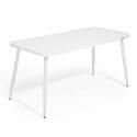 Rechteckiger Garten-Tisch (150 x 75 x 75 cm) aus Aluminium 