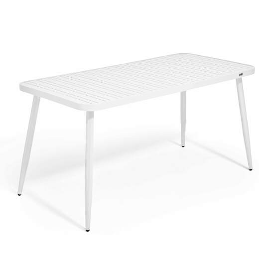 Rechteckiger Garten-Tisch (150 x 75 x 75 cm) aus Aluminium