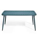 Rechteckiger Garten-Tisch (150 x 75 x 75 cm) aus Aluminium 
