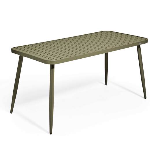 Rechteckiger Garten-Tisch (150 x 75 x 75 cm) aus Aluminium