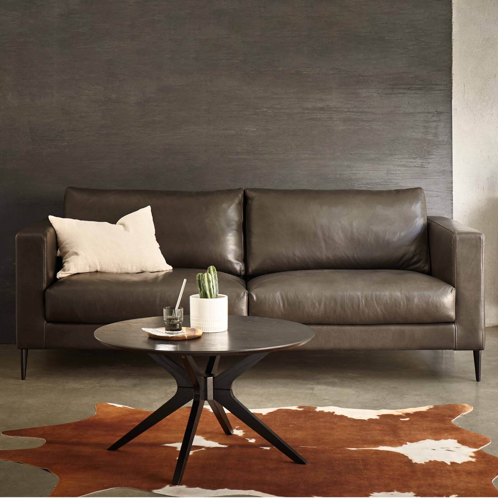 Teppich in Kuhfell-Optik, 155 x 190 cm 