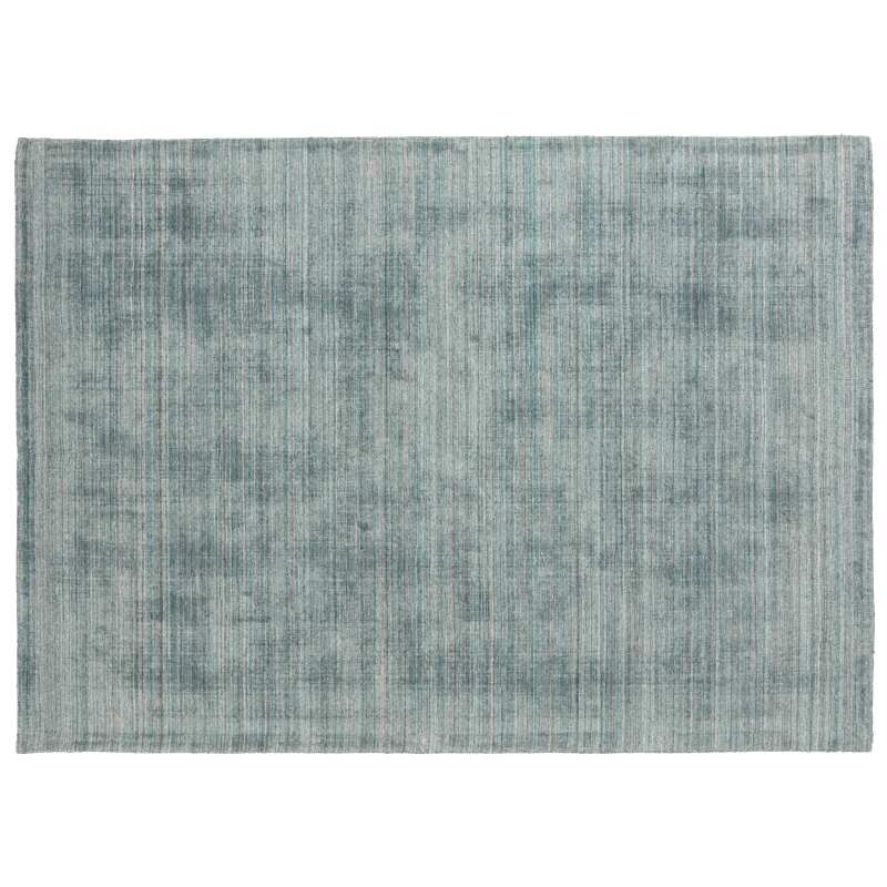 Rechteckiger Chenille-Teppich mit gedrucktem, nuanciertem Muster und kurzem Flor 