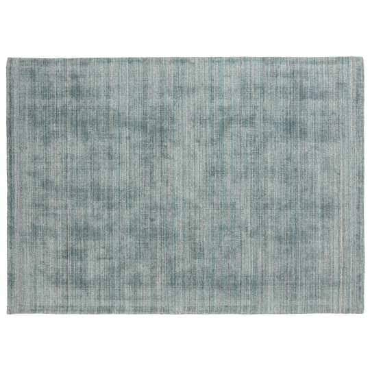 Rechteckiger Chenille-Teppich mit gedrucktem, nuanciertem Muster und kurzem Flor