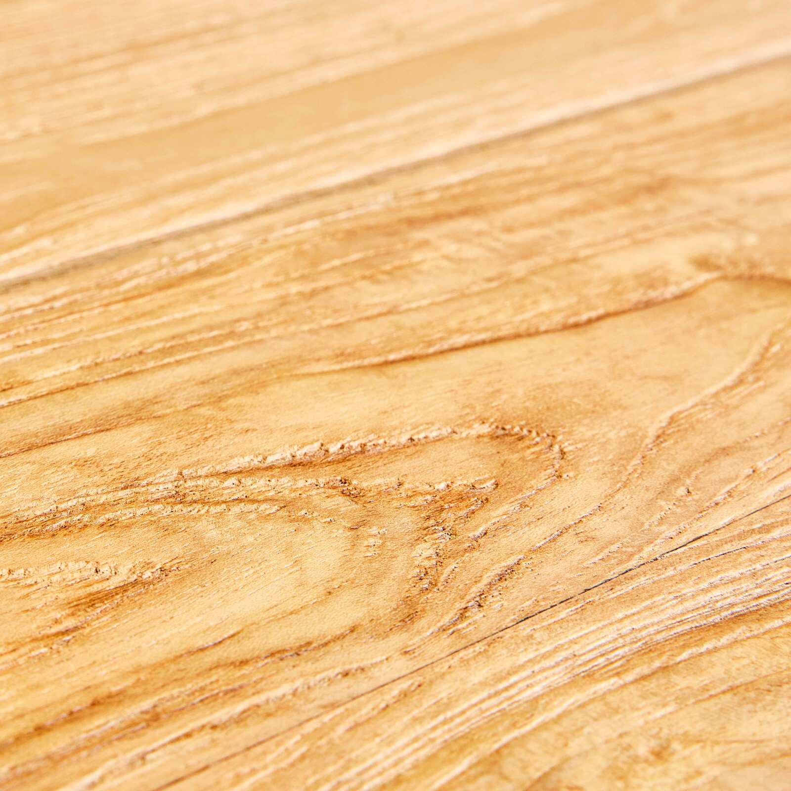 Hoher Esstisch aus massivem recyceltem Teakholz