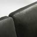 Dreisitzer-Sofa aus Samt und FSC®-Holz mit Messingfüßen