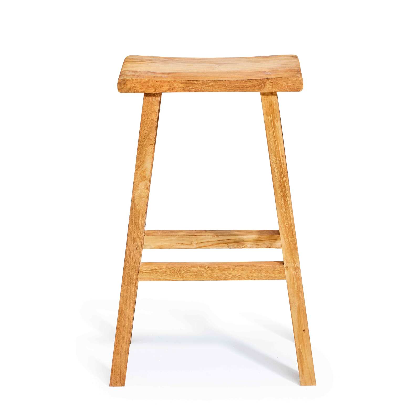 Gartenhocker aus recyceltem FSC-zertifiziertem Teakholz