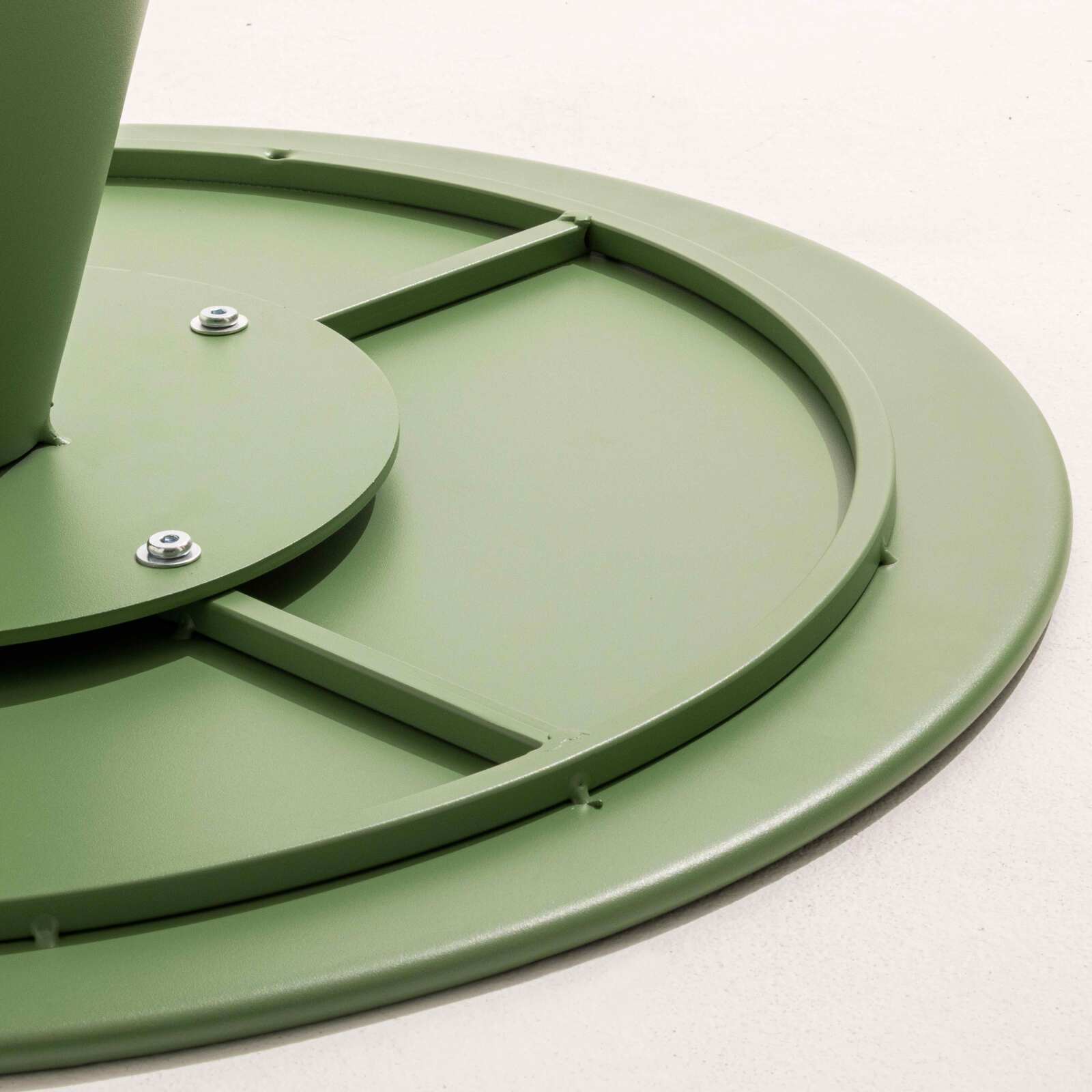 Runder Garten Couchtisch Ø60 cm aus Stahl