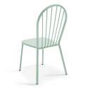 Klappbarer quadratischer Gartentisch 70 x 70 cm und 2 Bistrostühle 