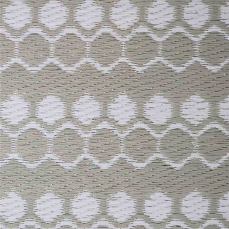 Rechteckiger Outdoor-Teppich mit doppelseitigem Muster aus Polypropylen 