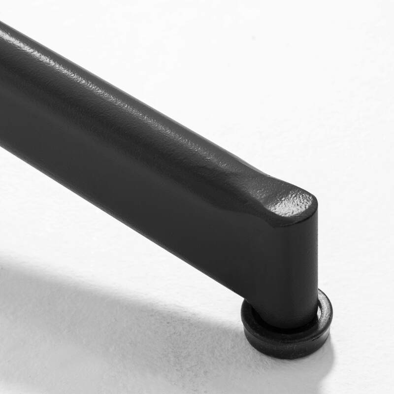 Klappbarer Bistrot-Gartentisch Ø70 x 72 cm und 2 Metallstühle