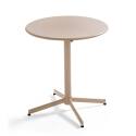 Klappbarer Bistrot-Gartentisch Ø70 x 72 cm und 2 Metallstühle