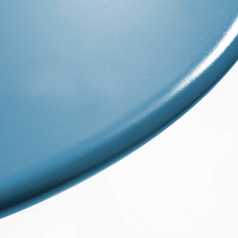 Klappbarer Bistrot-Gartentisch Ø70 x 72 cm und 2 Metallstühle