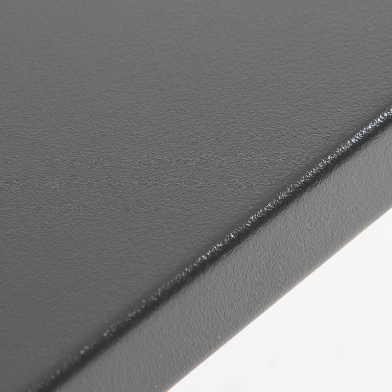 Rechteckiger Gartentisch 180 x 90 und 8 Bistrostühle aus Metall