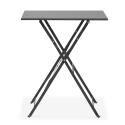 Klappbarer Bistrot-Gartentisch, quadratisch, 60 x 60 cm