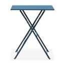 Klappbarer Bistrot-Gartentisch, quadratisch, 60 x 60 cm