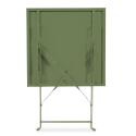Klappbarer Bistrot-Gartentisch, quadratisch, 60 x 60 cm