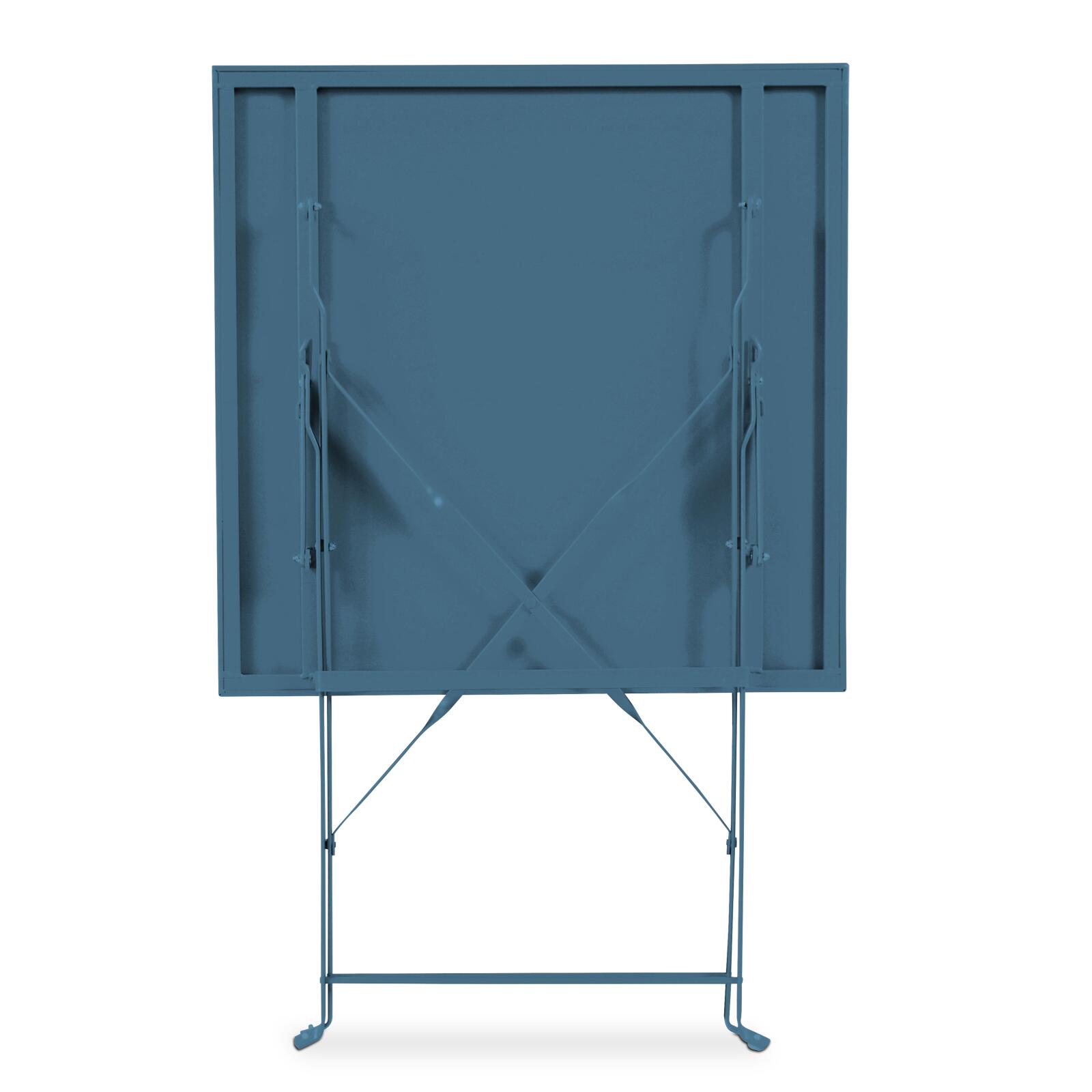 Klappbarer Bistrot-Gartentisch, quadratisch, 60 x 60 cm 