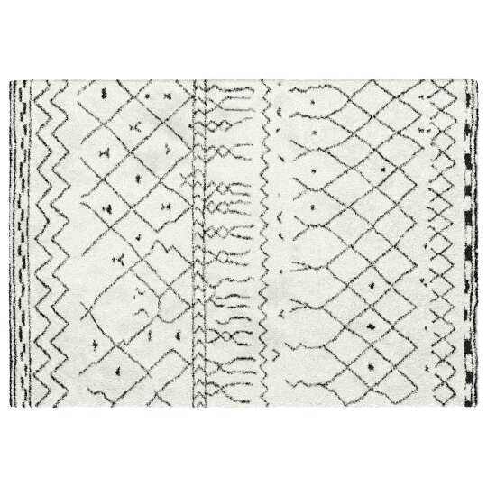 Hochflor Teppich, rechteckig, mit Berbermuster | Oviala