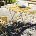 Klappbarer Bistrot-Gartentisch, quadratisch, 60 x 60 cm