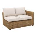 Ecksofa-Gartenlounge-Set mit 5 Sitzplätzen aus geflochtenem Kunstharz